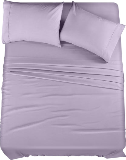 Utopia Bedding Queen Bed Sheets Set - 4 Piece Bedding - Brushed Microfiber - Shrinkage and Fade Resistant - Easy Care