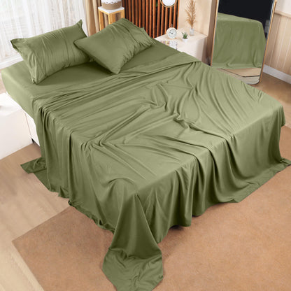 Utopia Bedding Queen Bed Sheets Set - 4 Piece Bedding - Brushed Microfiber - Shrinkage and Fade Resistant - Easy Care