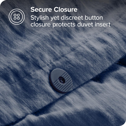 Bare Home Flannel Duvet Cover Set - Full/Queen - 100% Cotton, Velvety Soft Heavyweight Premium Flannel, Double Brushed