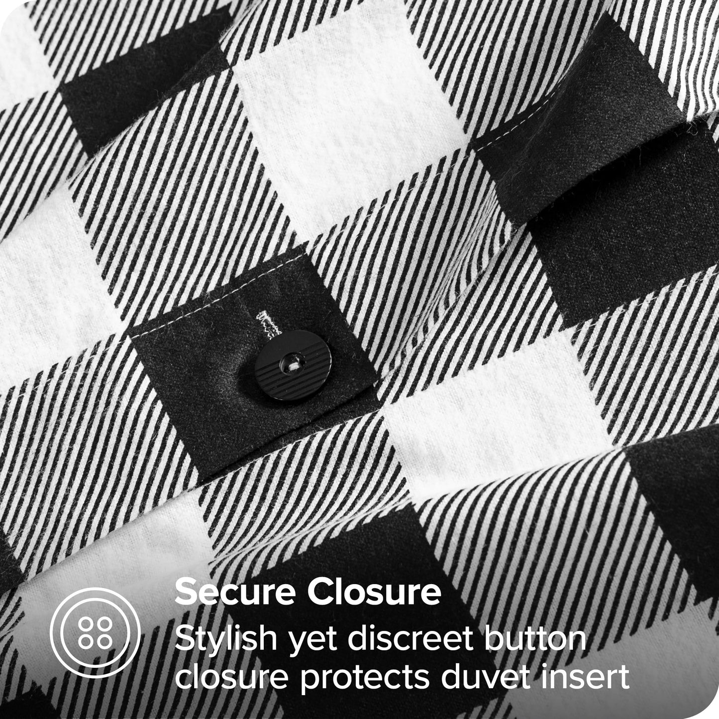 Bare Home Flannel Duvet Cover Set - Full/Queen - 100% Cotton, Velvety Soft Heavyweight Premium Flannel, Double Brushed